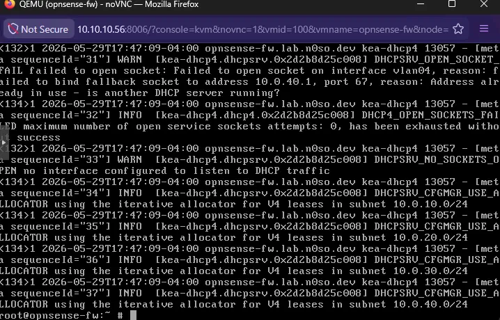 Kea DHCP log